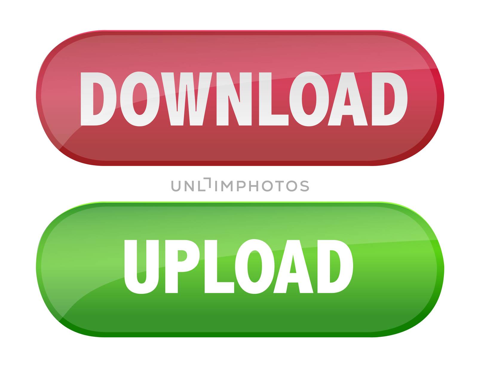 Download and Upload Buttons