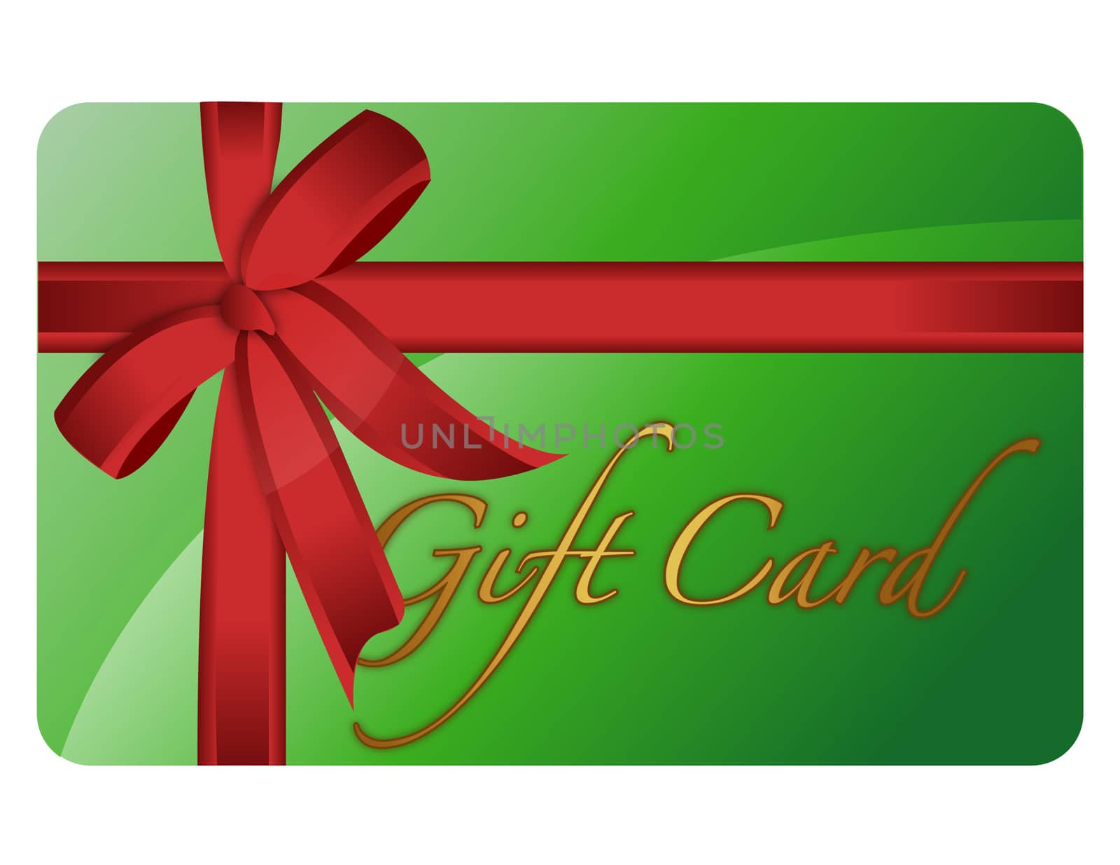 Generic gift card. Vector File available.