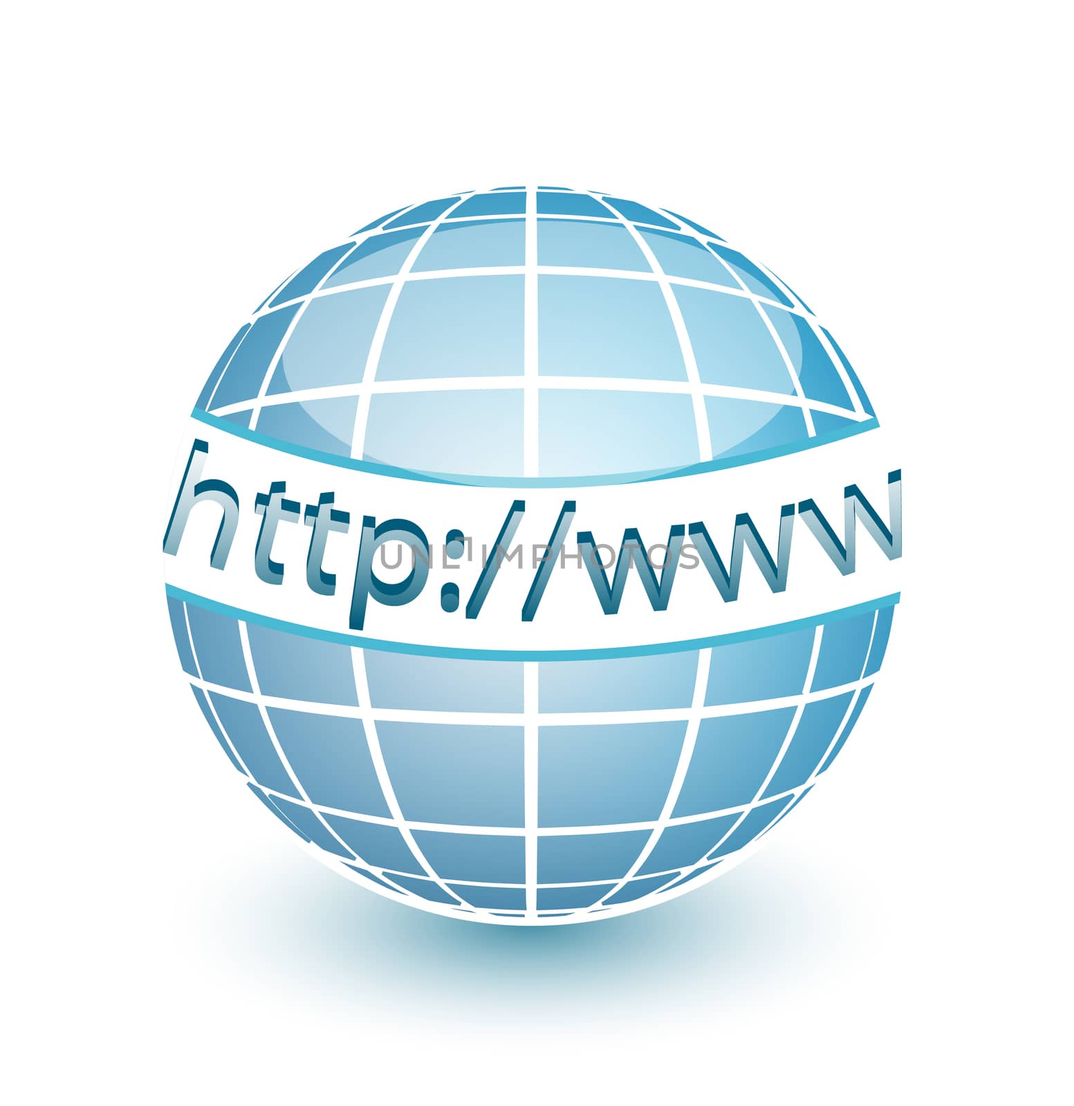 HTTP WWW internet web globe with lines