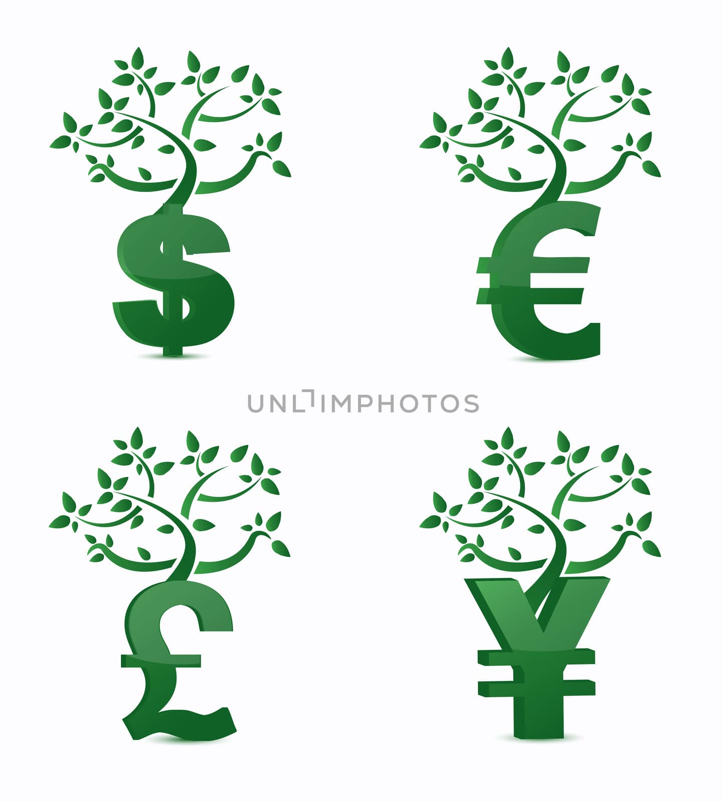 Money tree or investment growth concept.