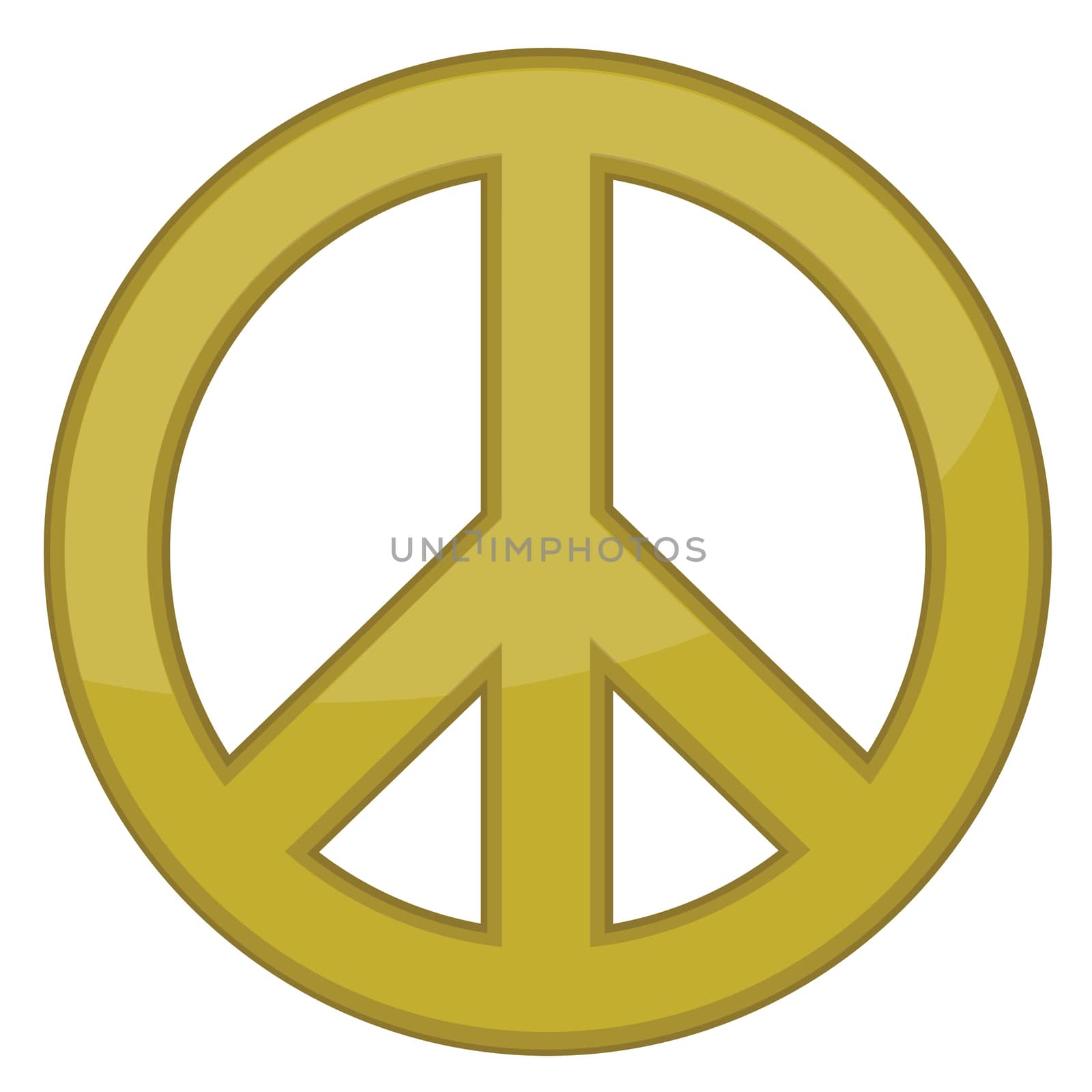 Peace sign illustration design