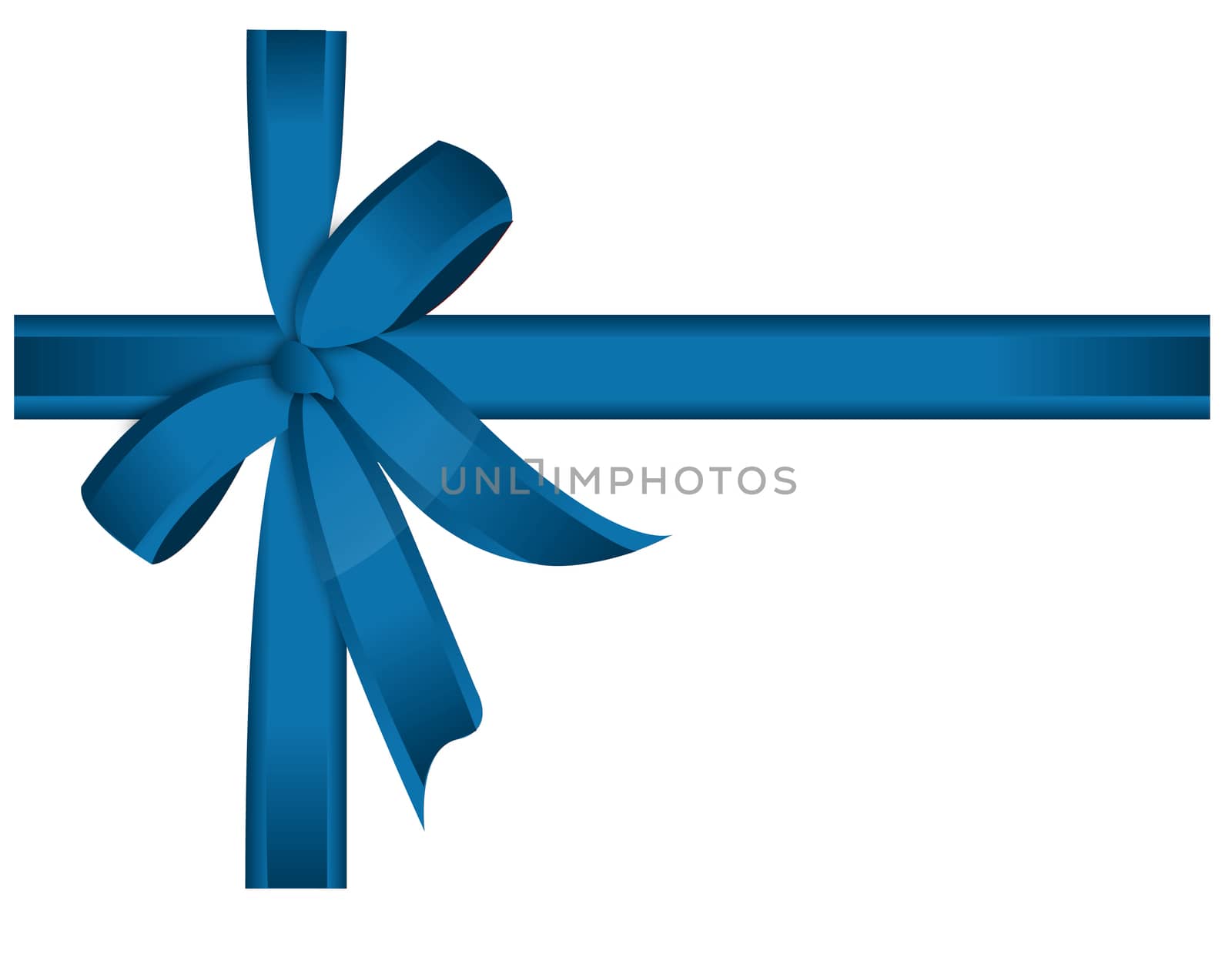 Cross ribbon and bow. Vector file available.