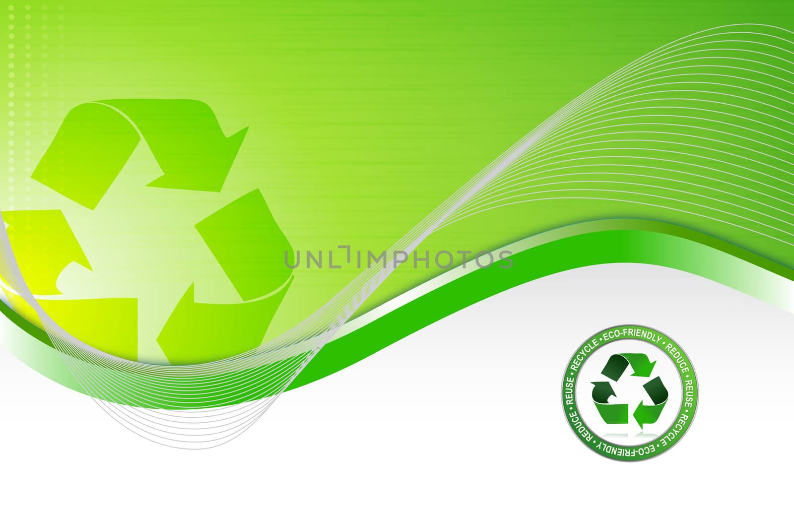 Green Environmental Recycling Business Background. vector / Green Environmental Recycling Background / Green Environmental Recycling Background