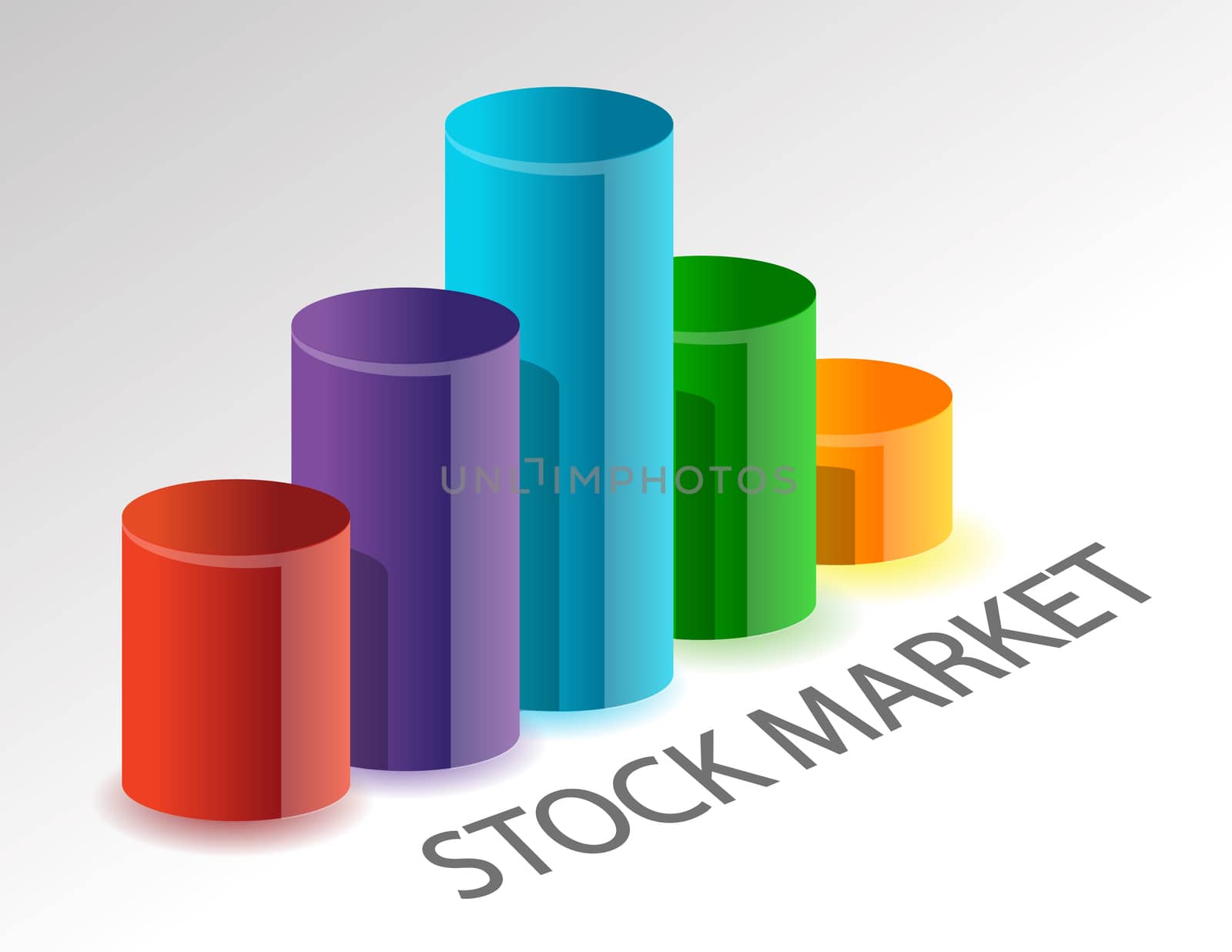 Illustration representing the variable stock market by alexmillos