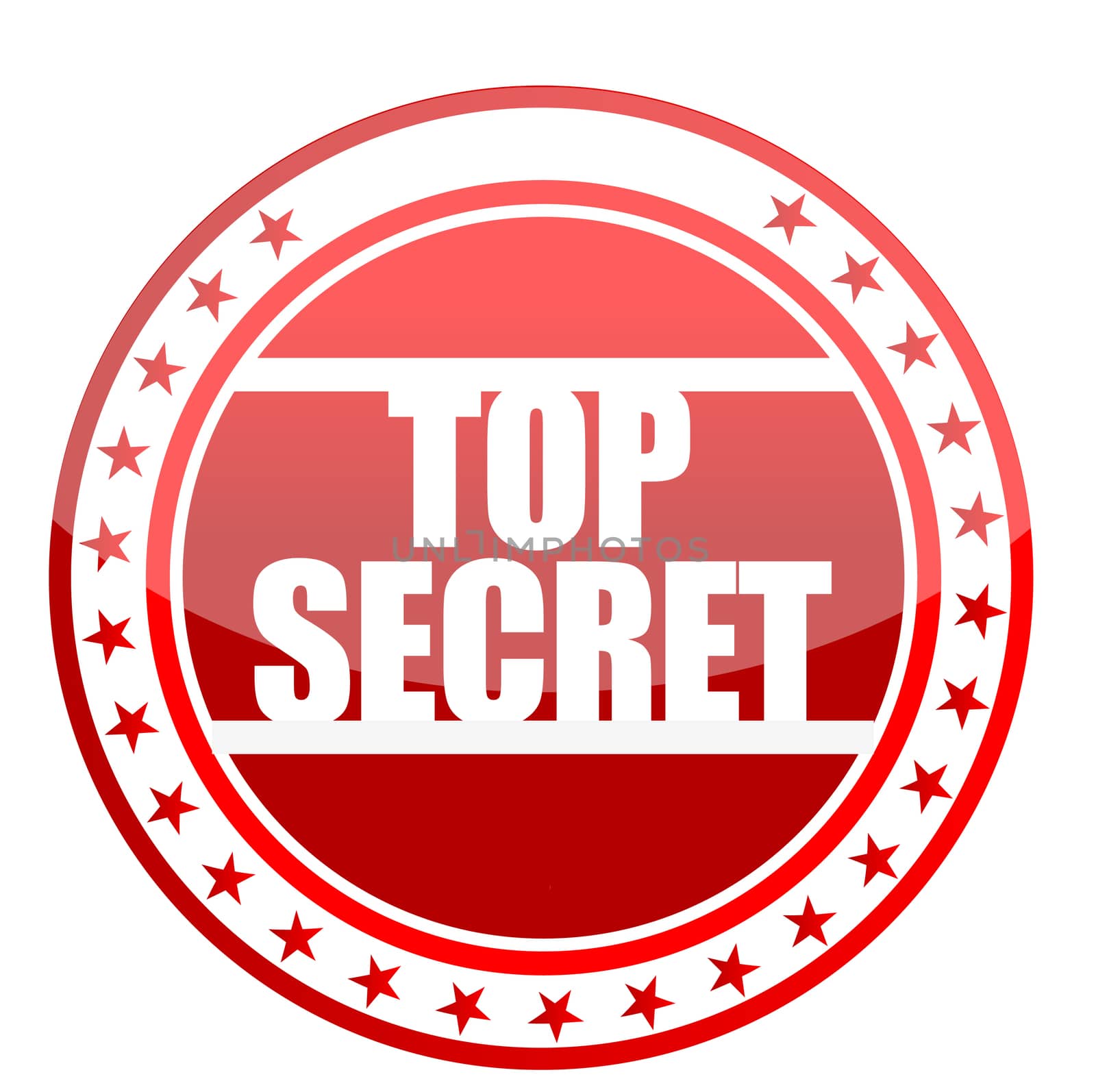 top secret seal illustration design by alexmillos