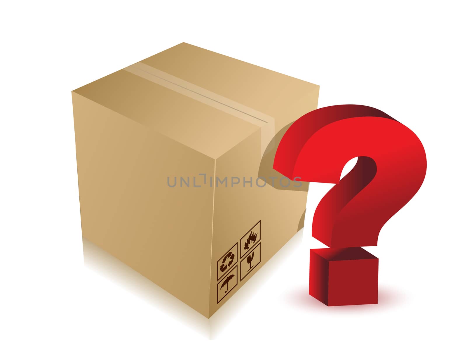 unknown content box with question mark