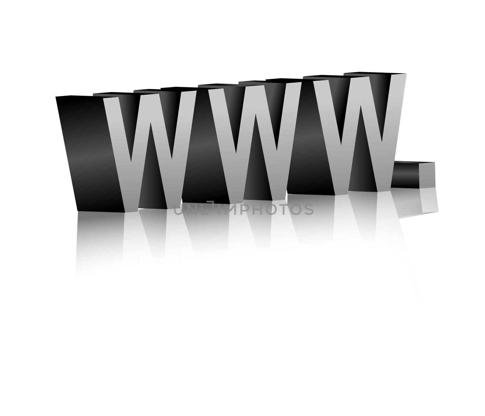 internet www. concept isolated over a white background