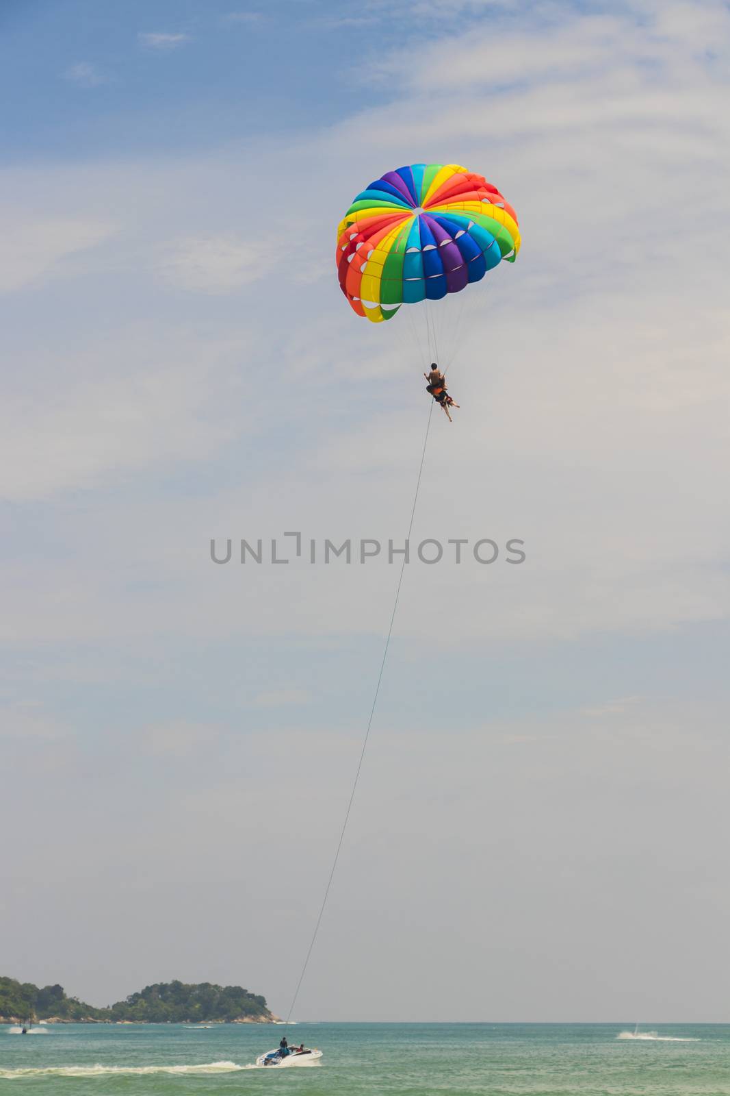 Tourist attractions in Patong Beach in Phuket, Thailand. by Arkadij