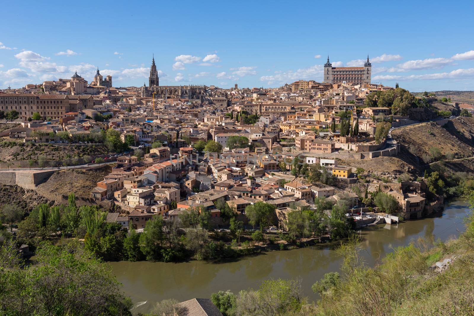 View of Toledo from the Mirador del Valle, Spain