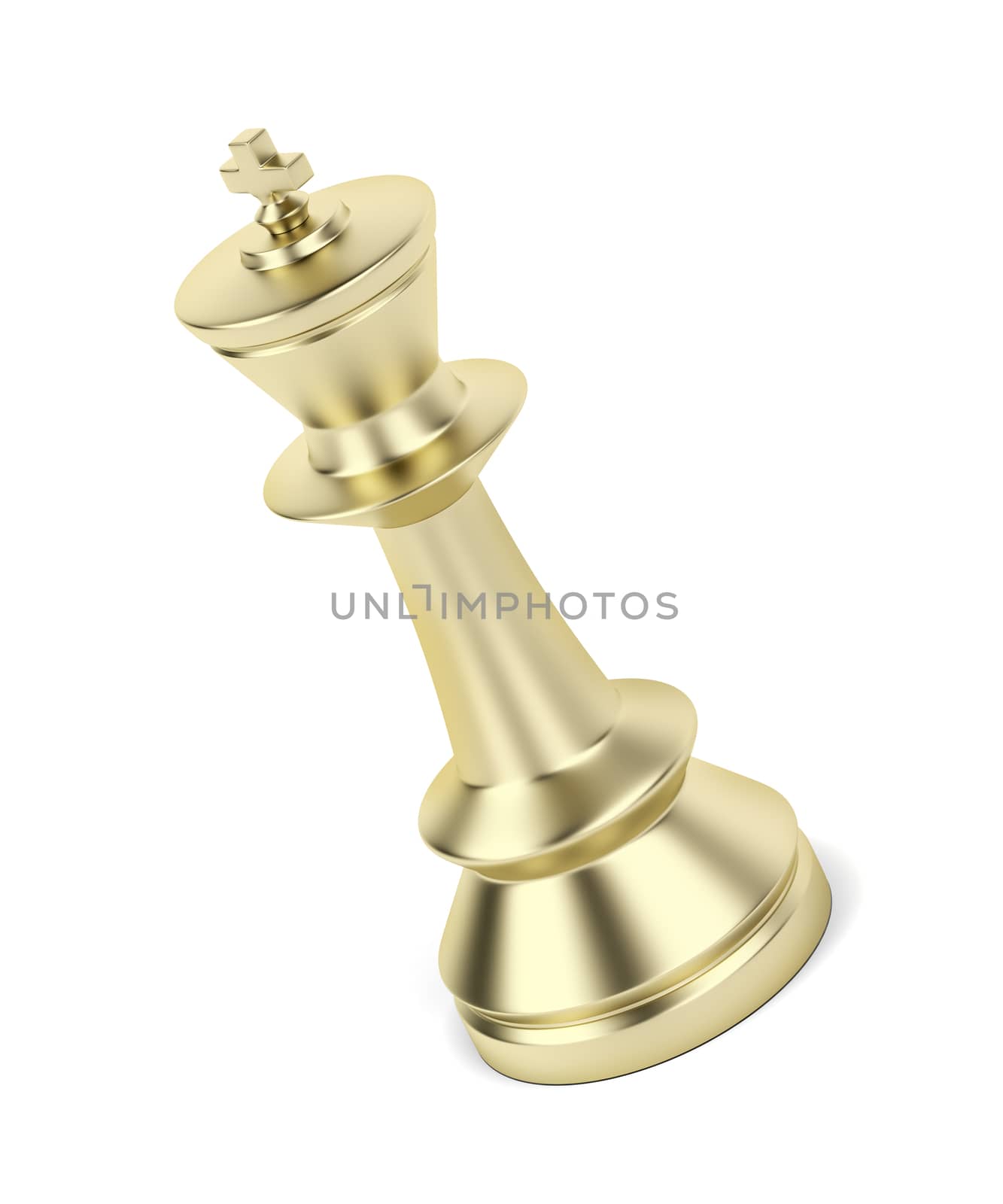 Golden chess king by magraphics