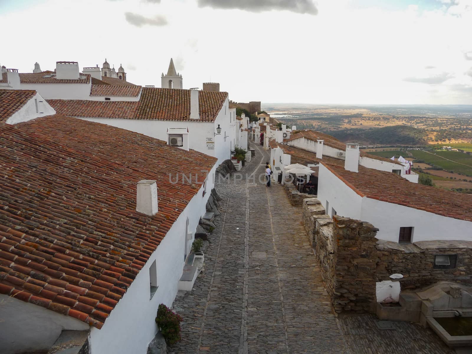Monsaraz, Alentejo, Portugal village view with surrounding landscape and nature. by kb79