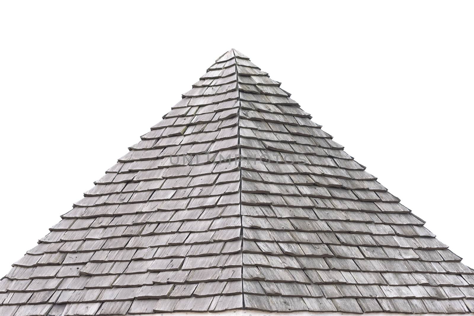 triangular roof made of shingles by Visual-Content