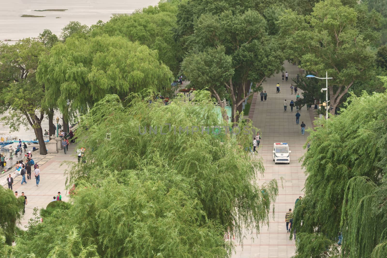 view of a pedestrian street by Visual-Content