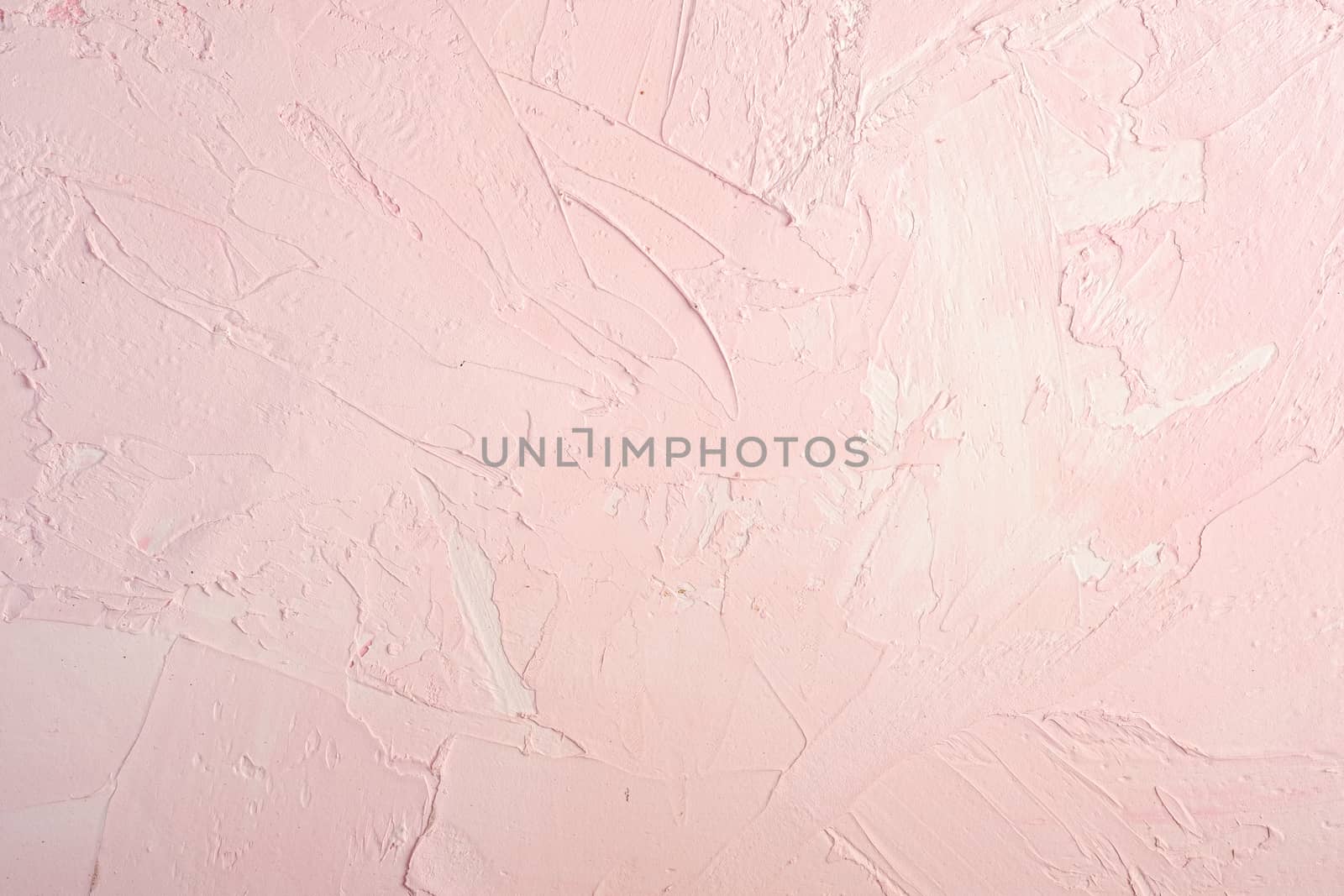 Photo of creative bright textured background in pink and white grunge colors, backdrop