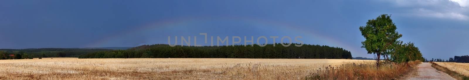 Stunning natural double rainbows plus supernumerary bows seen at by MP_foto71