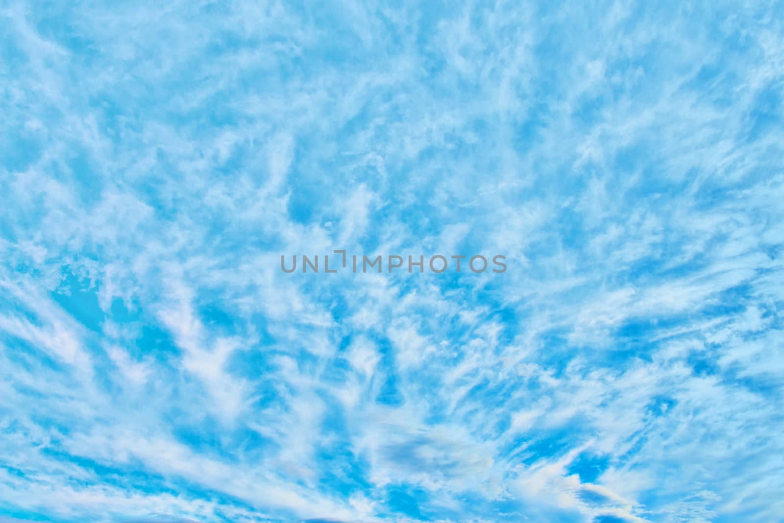 Clouds in blue sky. Sky with fluffy clouds background