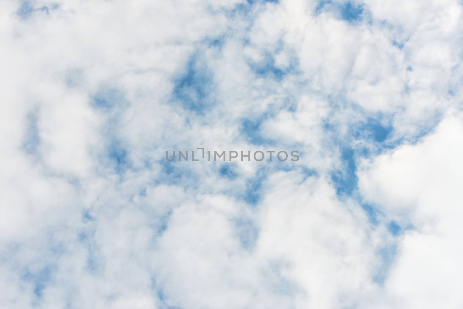 Clouds in blue sky. Sky with fluffy clouds background