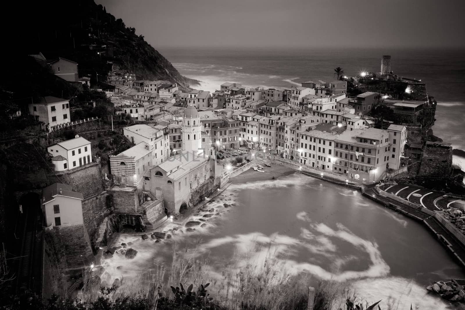 View over Vernazza in Italy by FiledIMAGE