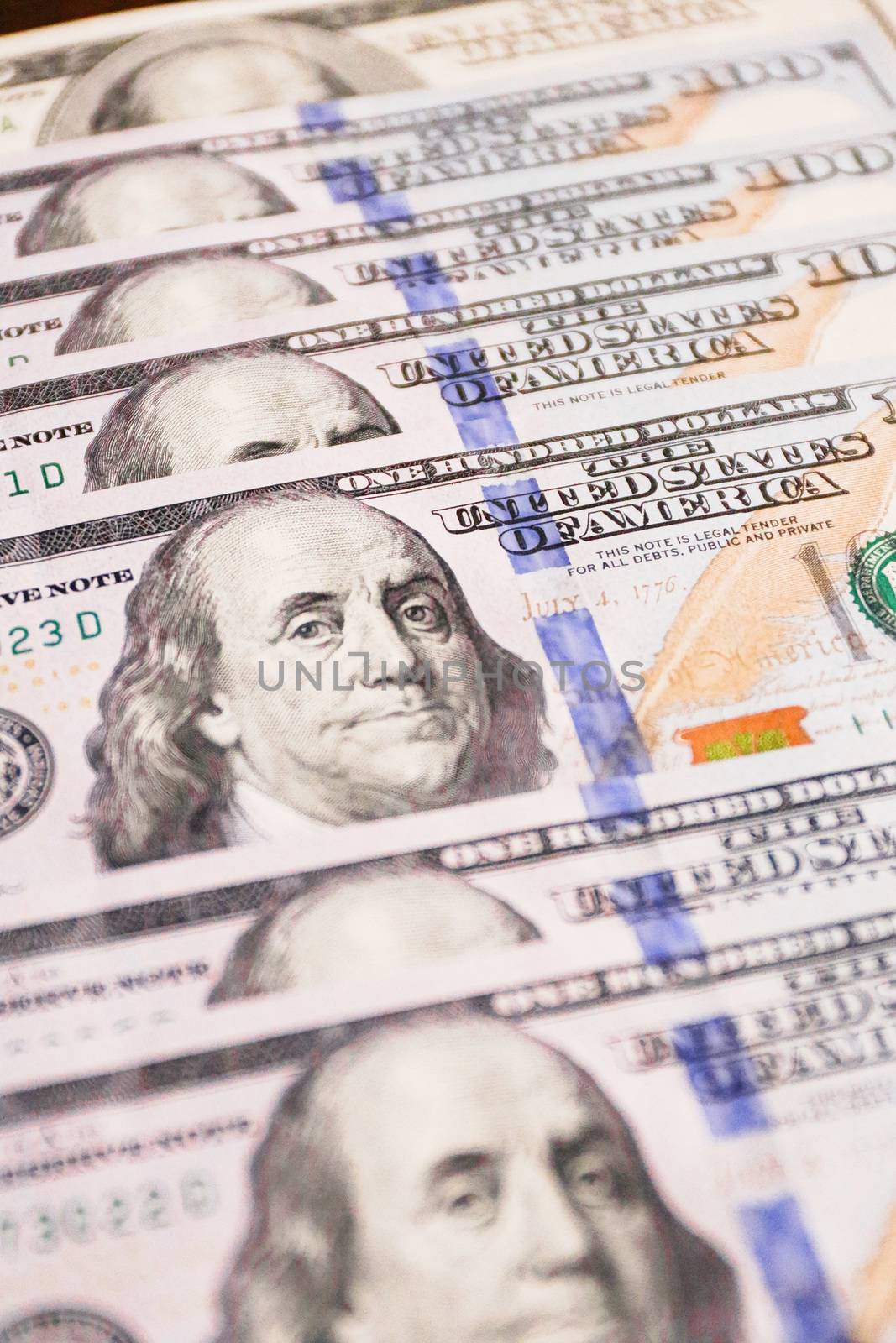 Money American dollar bills,stack of 100 dollar bills close-up,Hundreds of US dollars,dollars cash.Currency US dollar banknotes close-up. Portrait of the President.