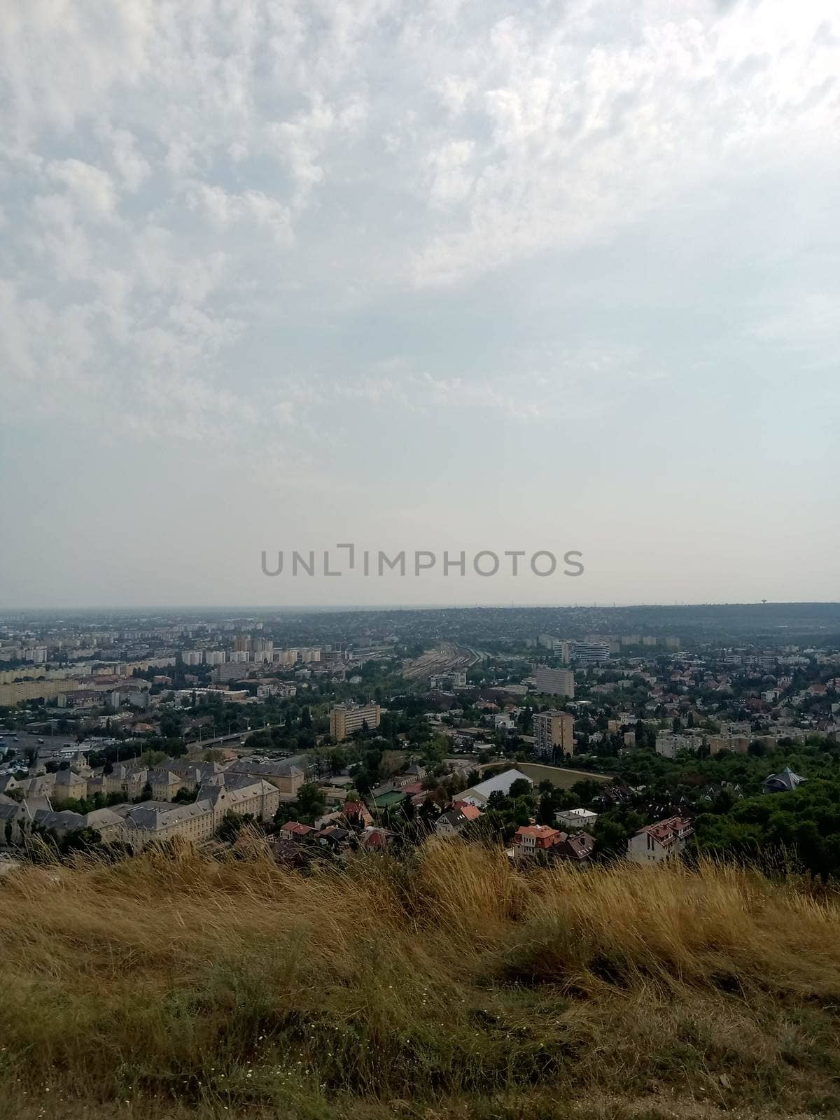 Budapest landscape from the Eagle Mountain Lookout. High quality photo