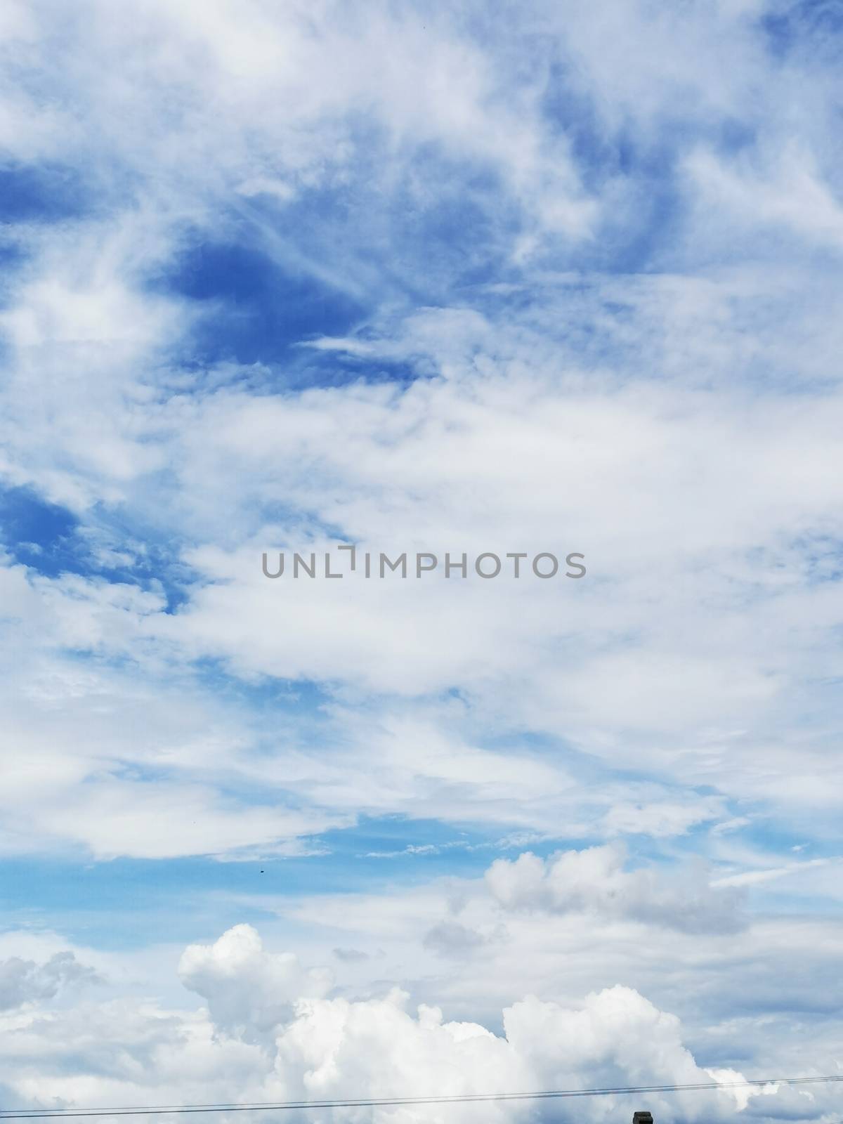 A group of clouds in the sky. High quality photo