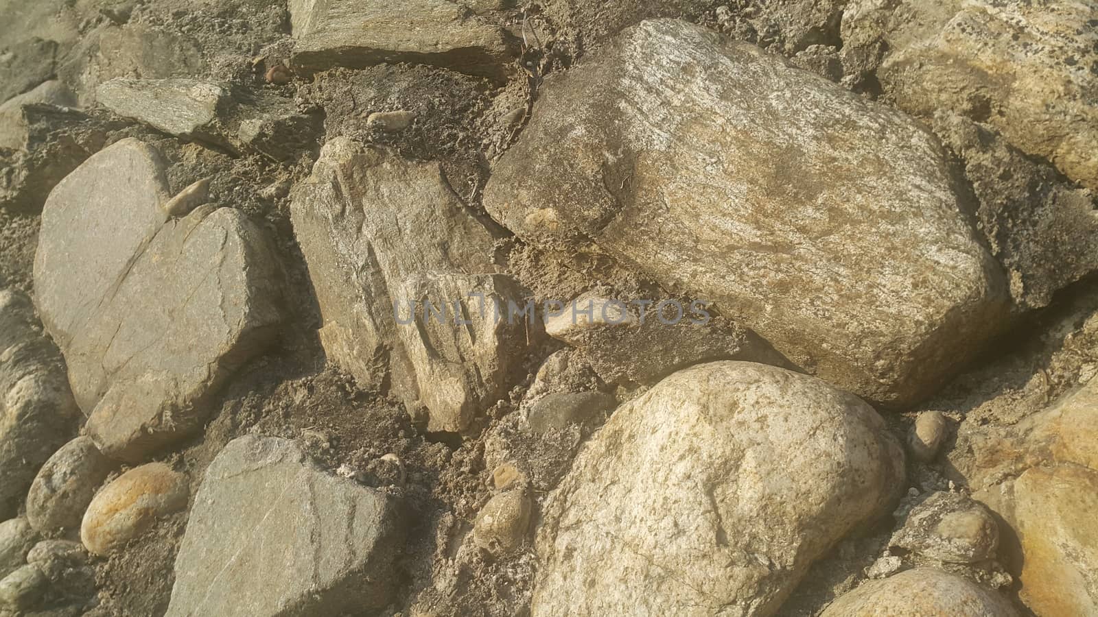 Grey cement stone wall for texture and background abstract
 by Photochowk