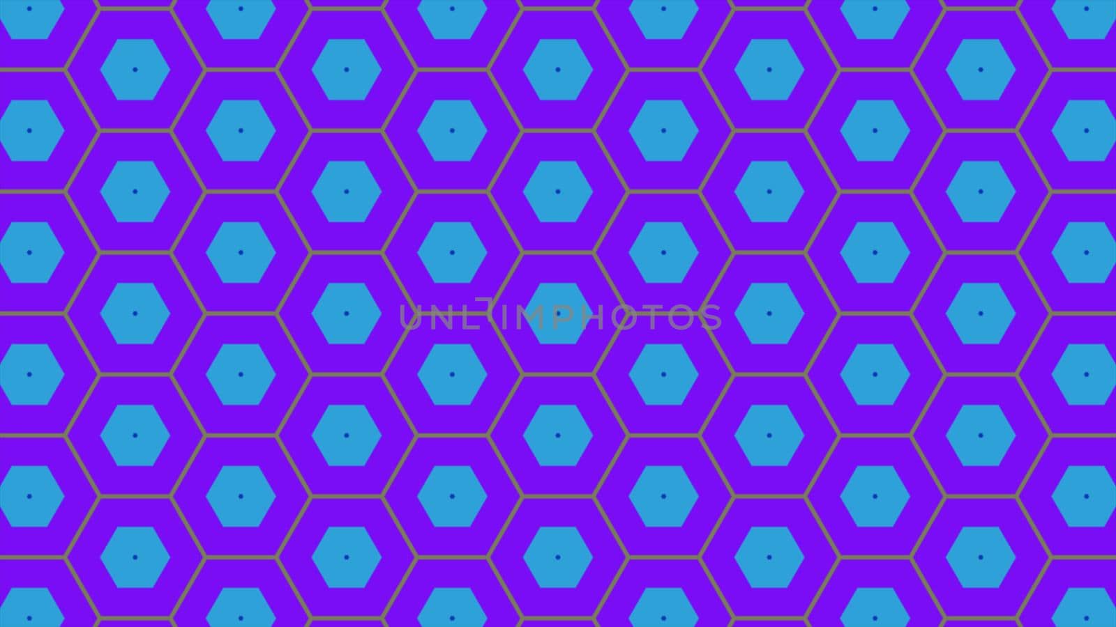 Abstract background of same color  hexagon and different surrounding rings. Illustration abstract hexagon background.