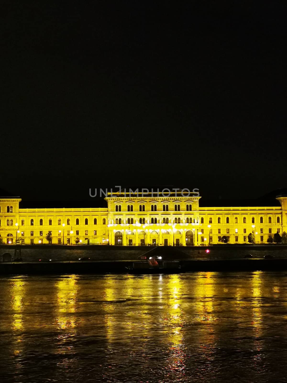 The Corvinus university in Budapest. High quality photo