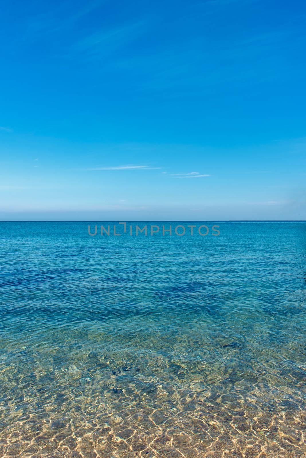 Tropical sea. Seascape in summer. Oceanic background