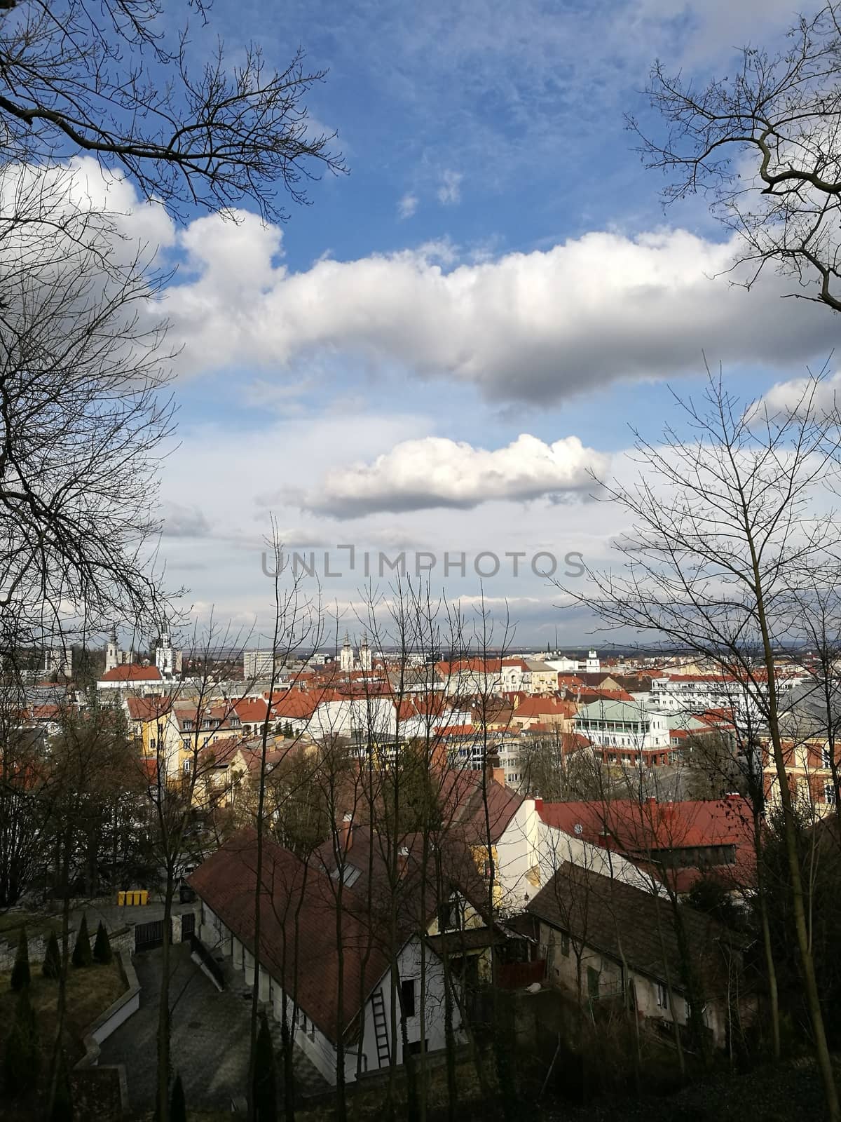 Cityview of Miskolc from the Lookout Tower in Avas. High quality photo