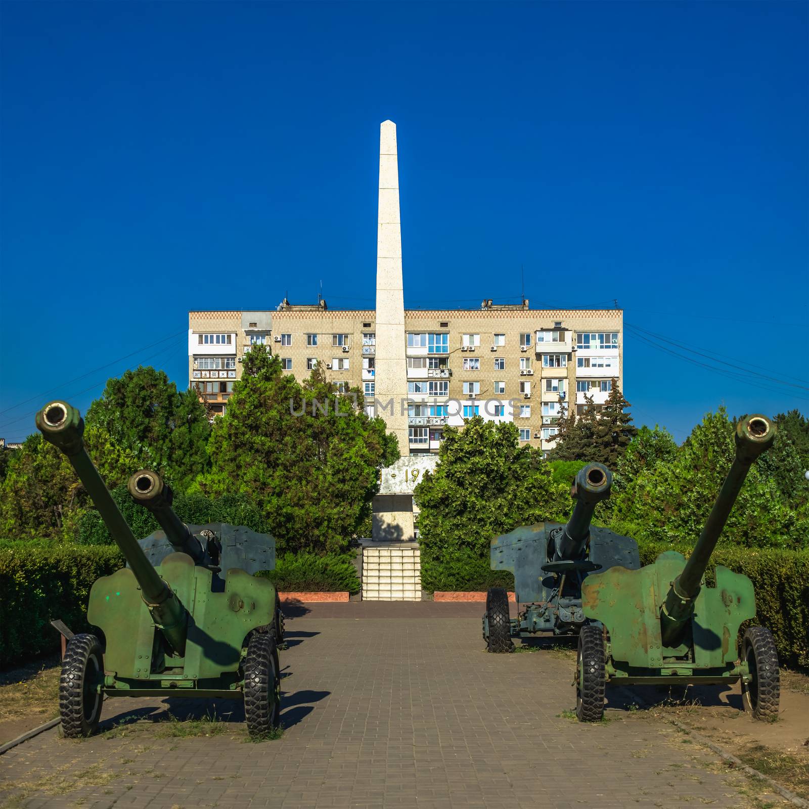 Obelisk of Glory in Chernomorsk, Ukraine by Multipedia