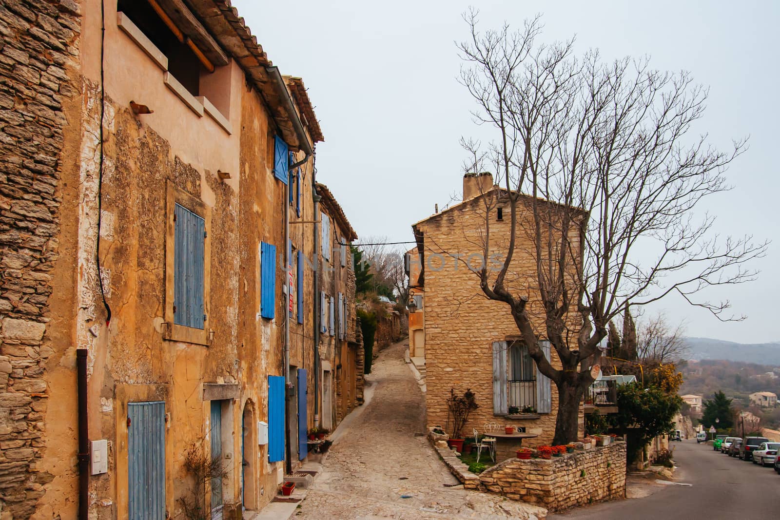 Beautiful and historic Provincial building architecture in Gordes, France