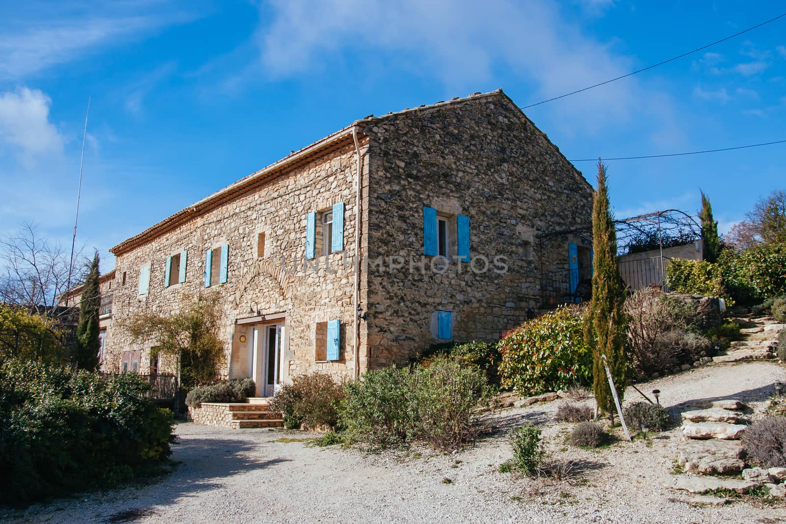 Beautiful and historic Provincial building architecture in Gordes, France