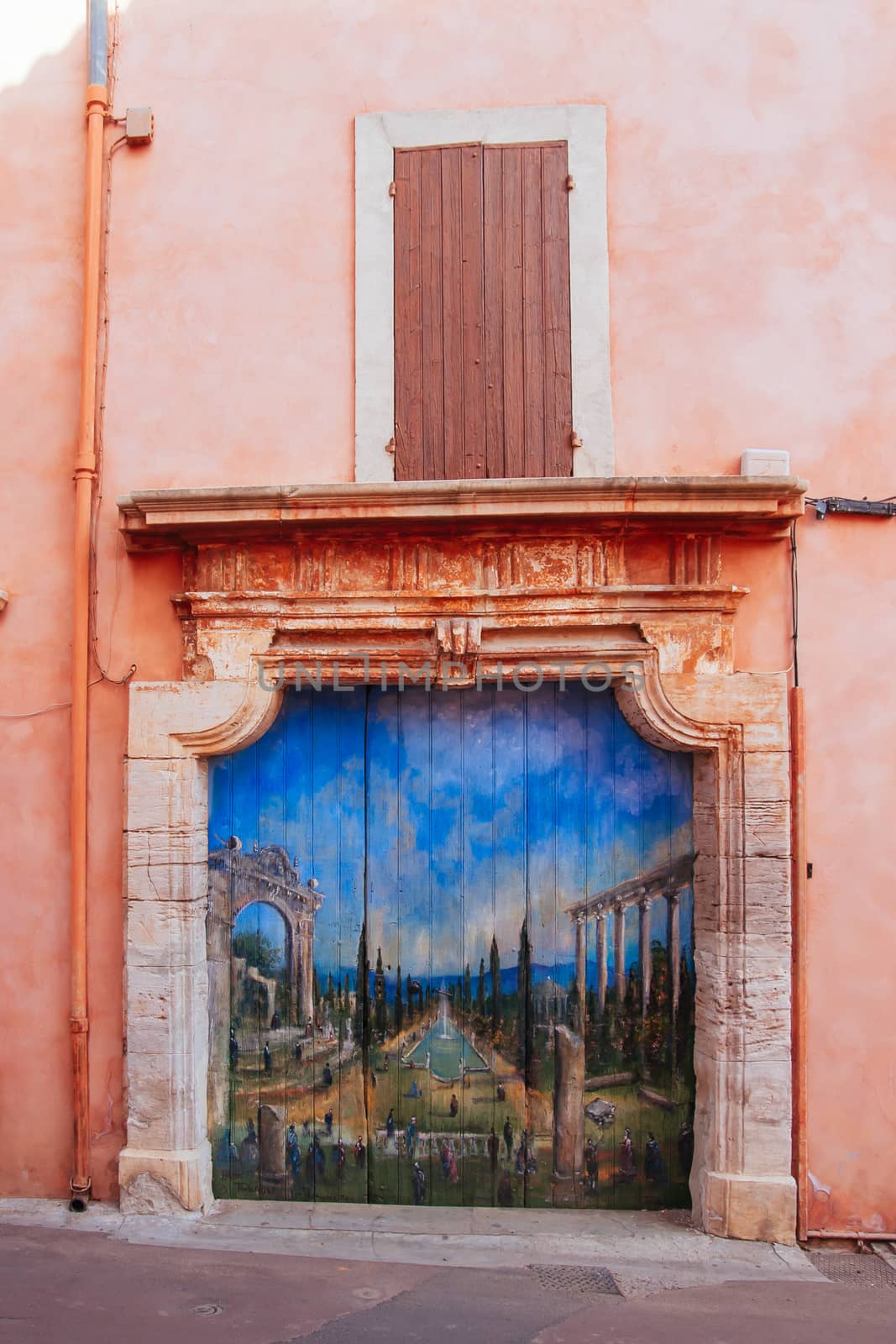 Colorful Roussillon Buildings in France by FiledIMAGE
