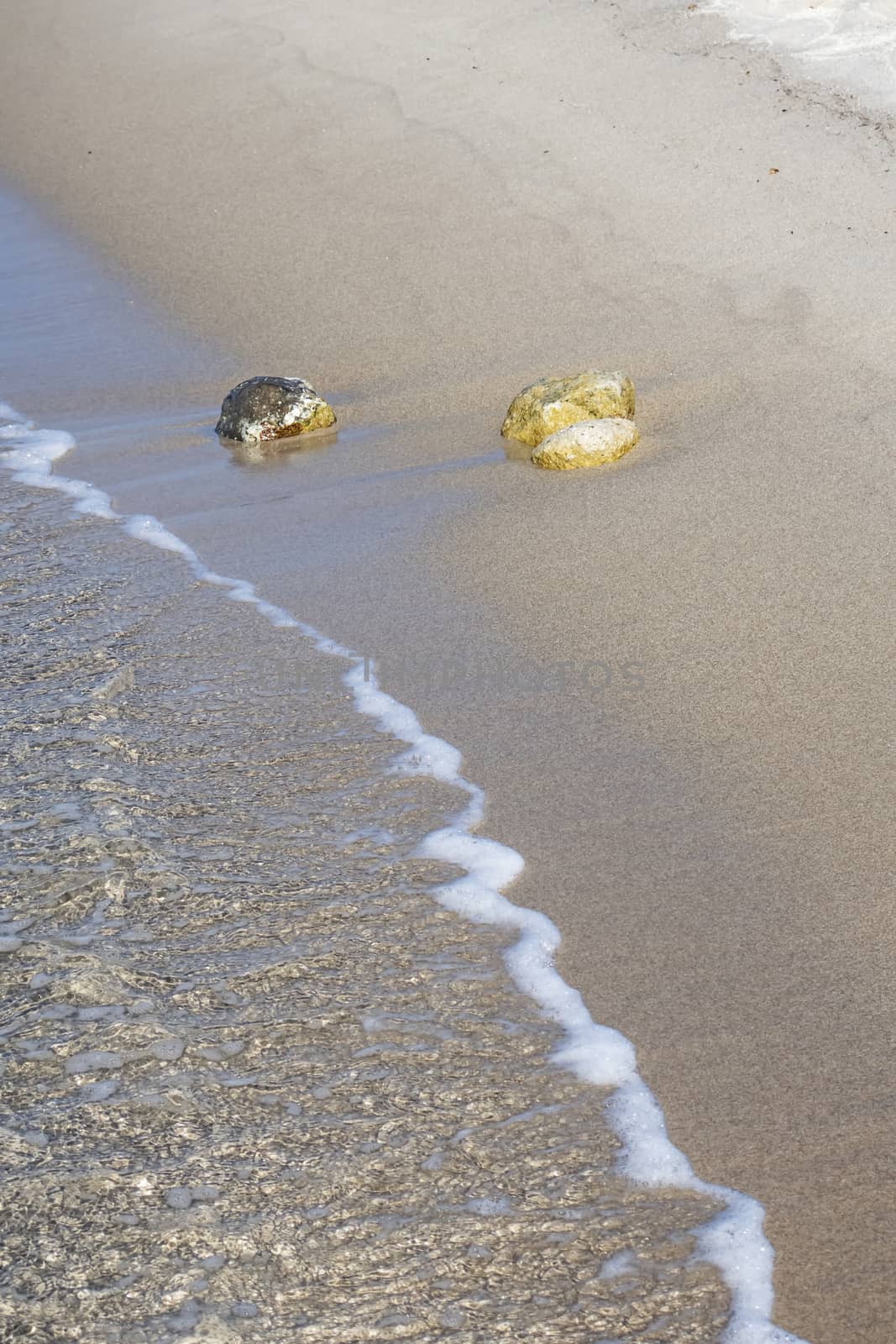 seascape from sea shore in summer season for background