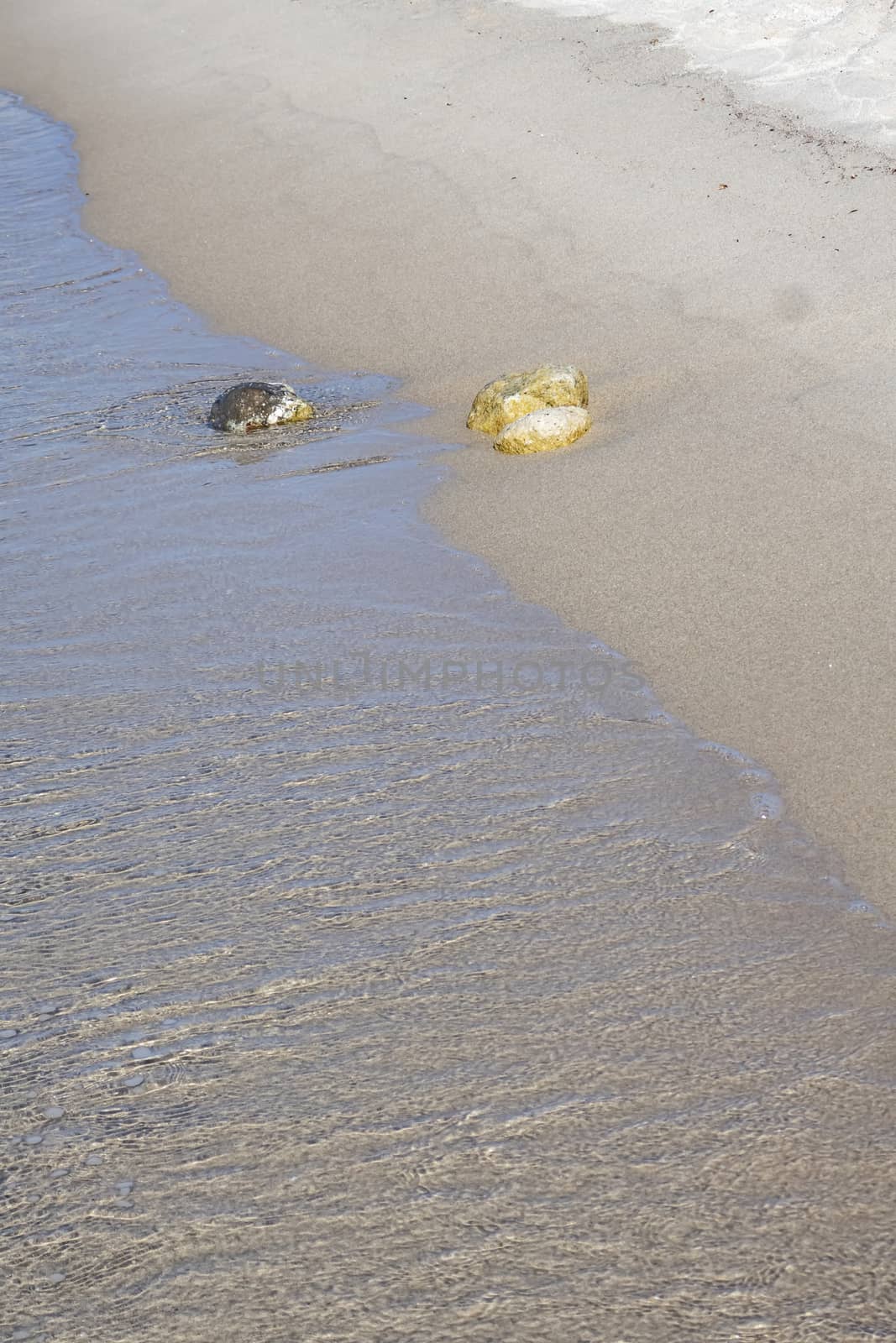 seascape from sea shore in summer season for background