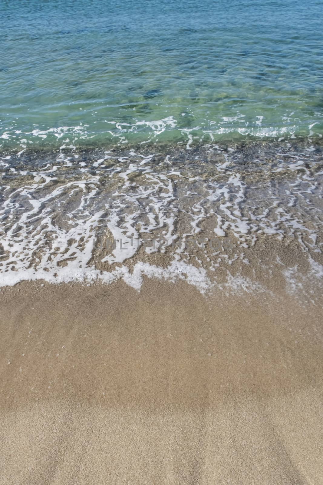 seascape from sea shore in summer season for background