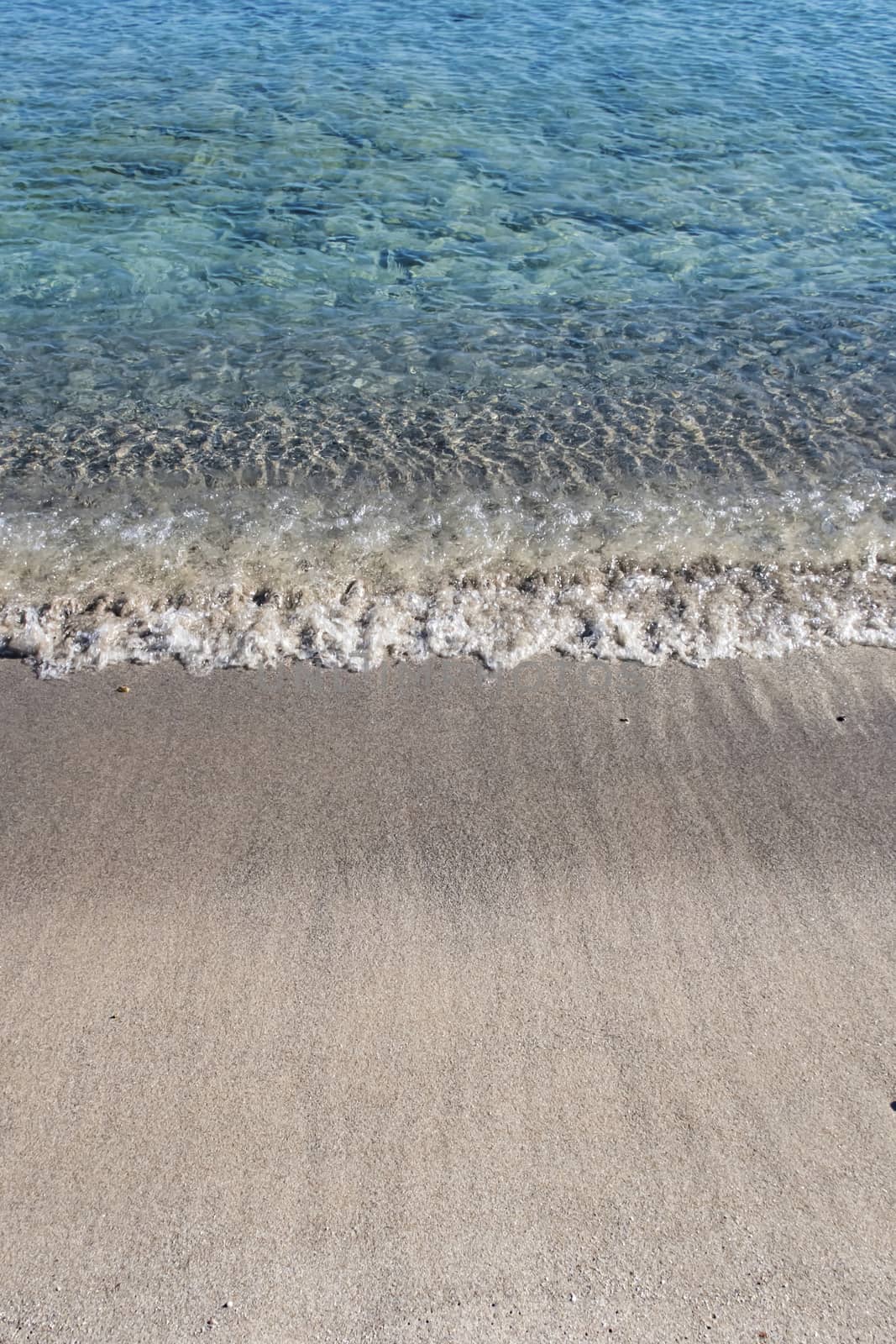 seascape from sea shore in summer season for background