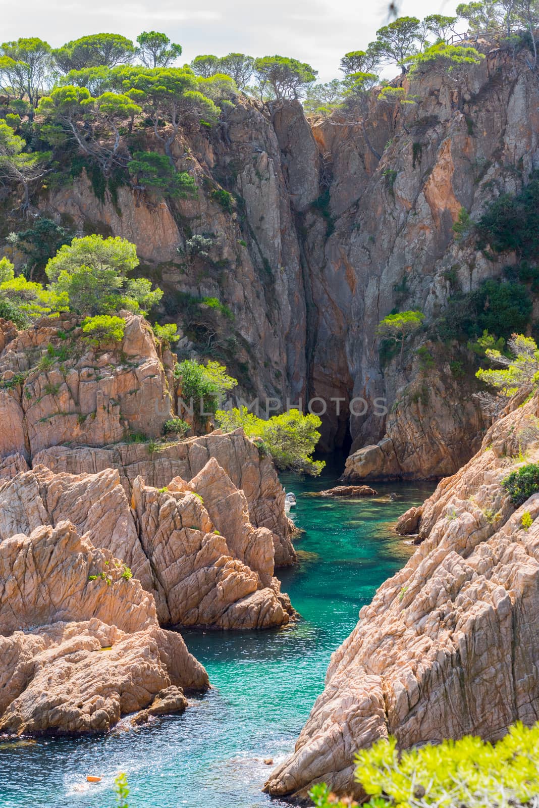 Cala Peix in thr Village of Sant Feliu de Guixols at Costa Brava by martinscphoto