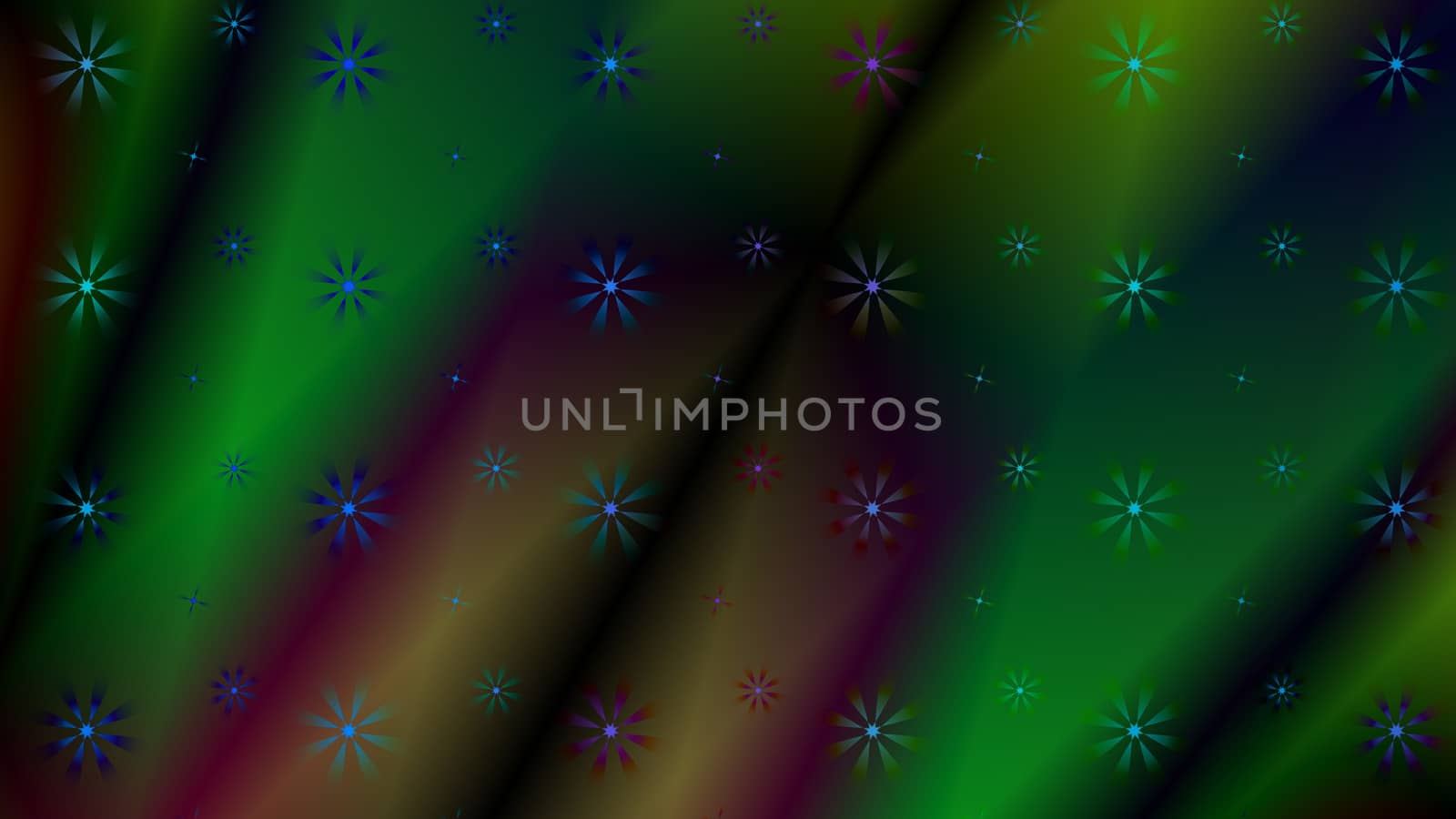 Gradient color abstract light background with glittery colored shiny bokeh stars. Sparkling glittered particles on colored background for placard, banner and greeting cards.