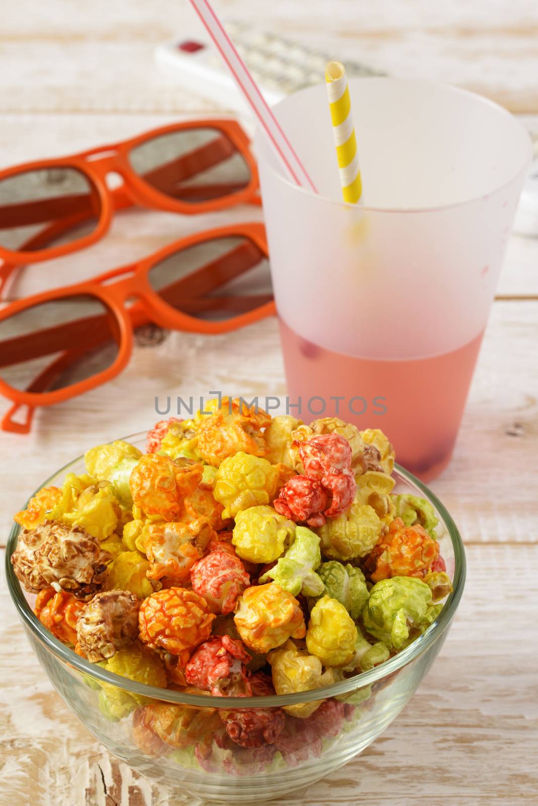 Popcorn multicolored by Visual-Content