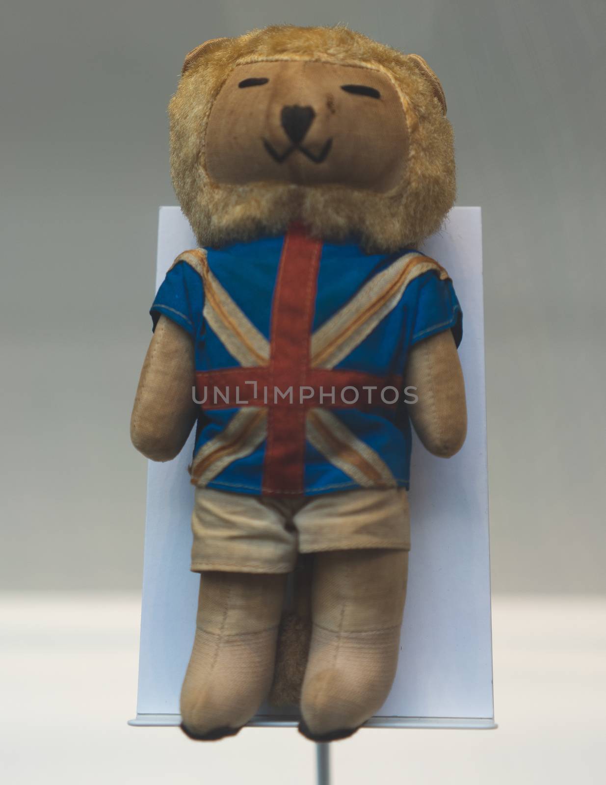 July 7, 2018, Moscow, Russia Official mascot FIFA World Cup 1966 in England a lion Willie.