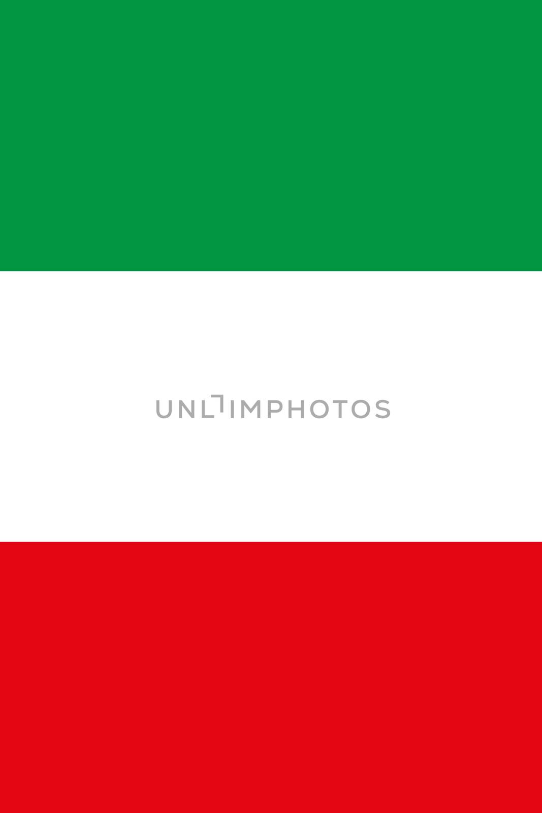 Vertical Italian flag. Italy national flag. Official state symbol of country.