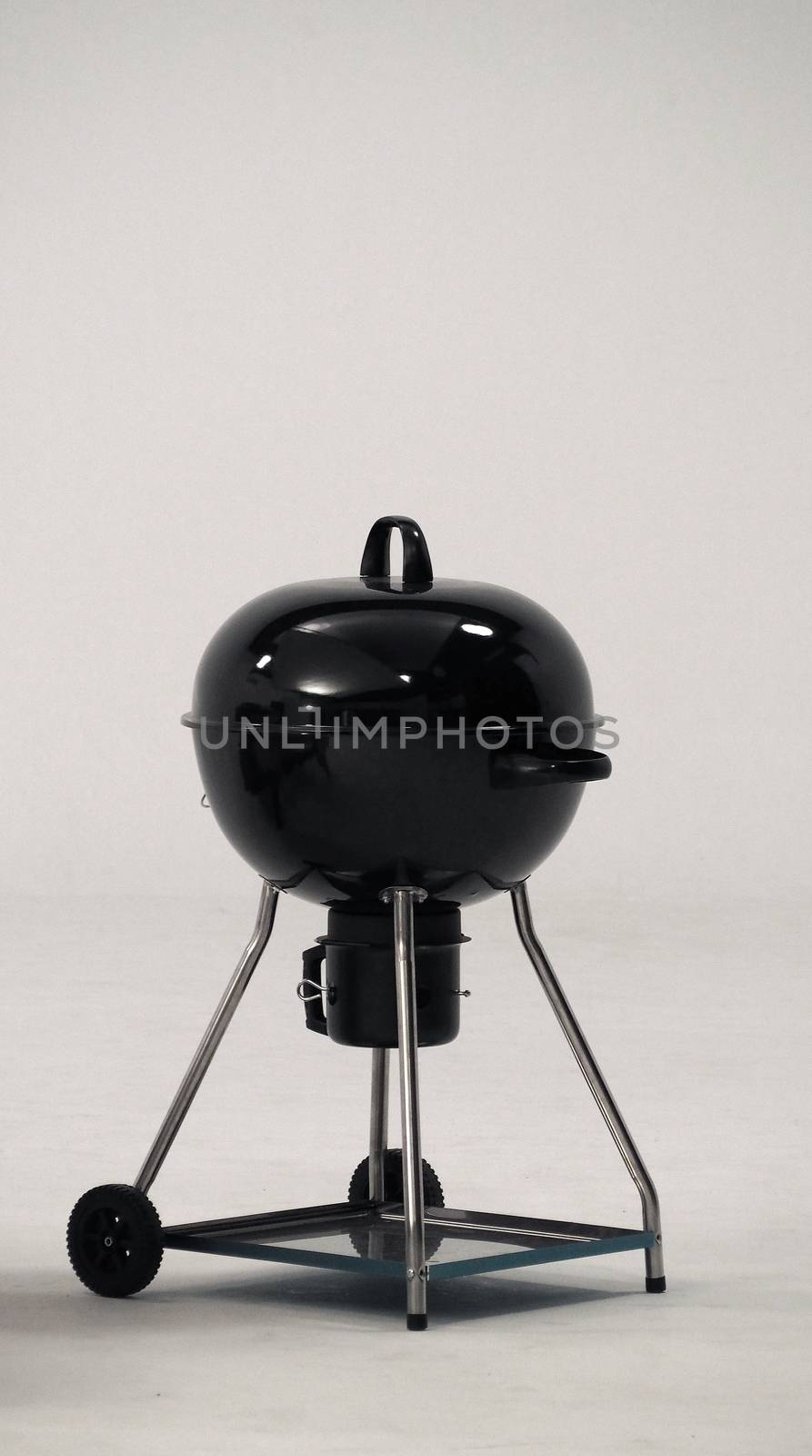 BBQ stove that made from black color steel. by gnepphoto