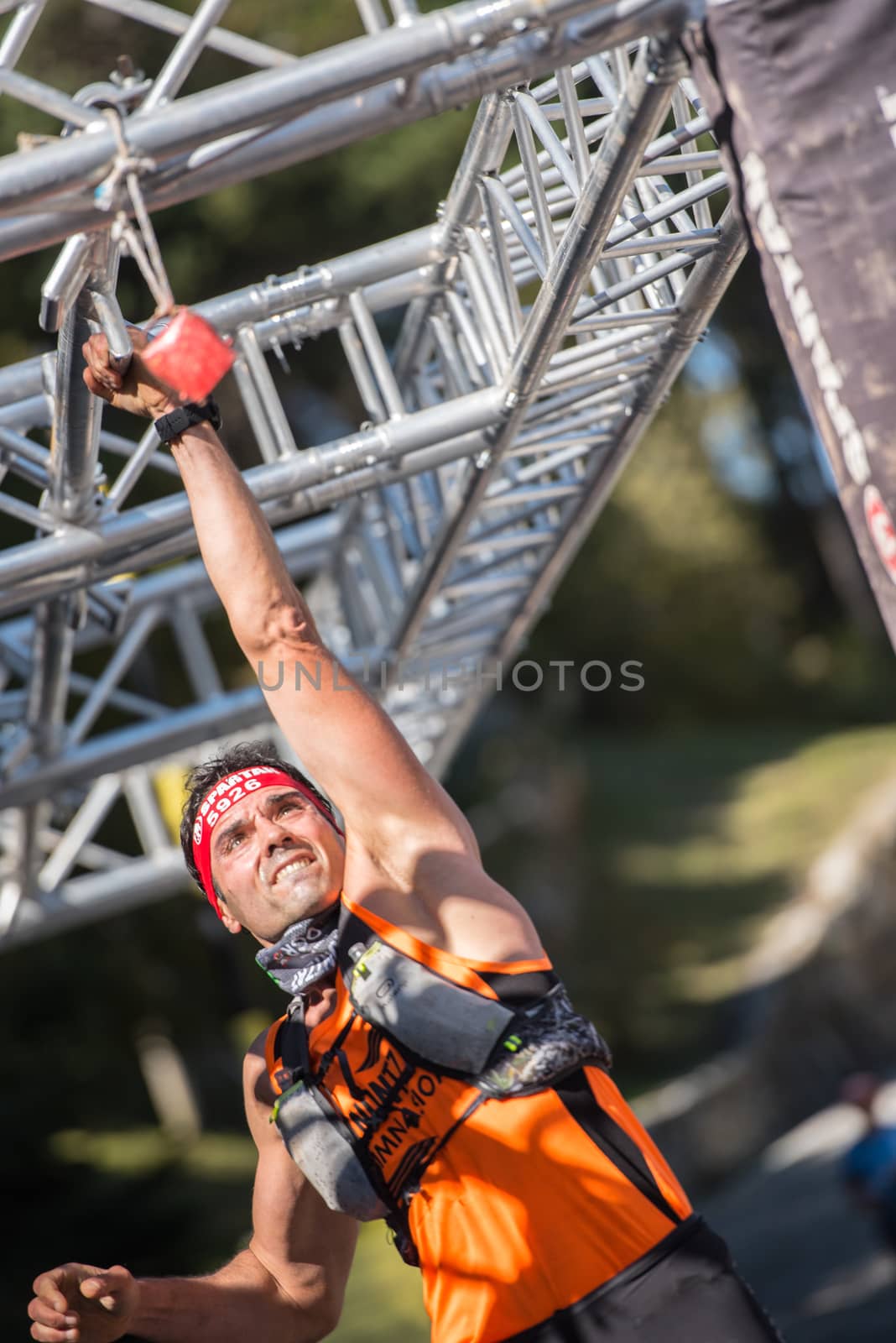 Competitors participate in the 2020 Spartan Race obstacle racing by martinscphoto