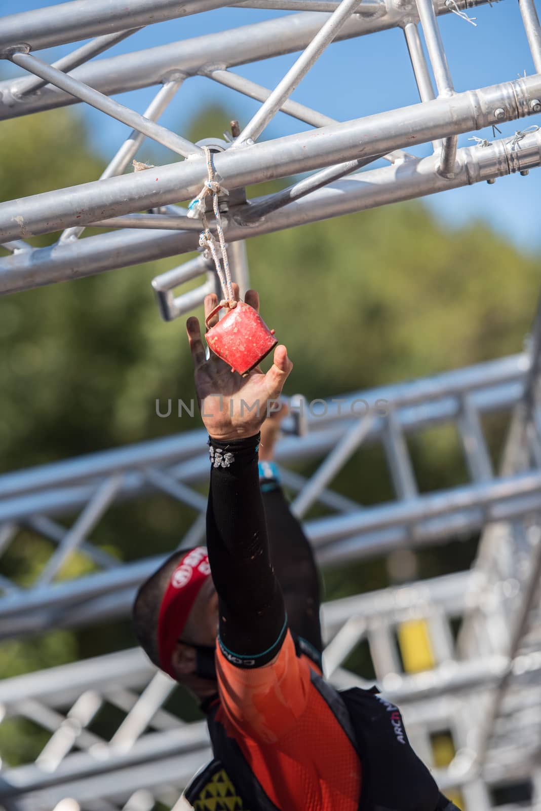 Competitors participate in the 2020 Spartan Race obstacle racing by martinscphoto