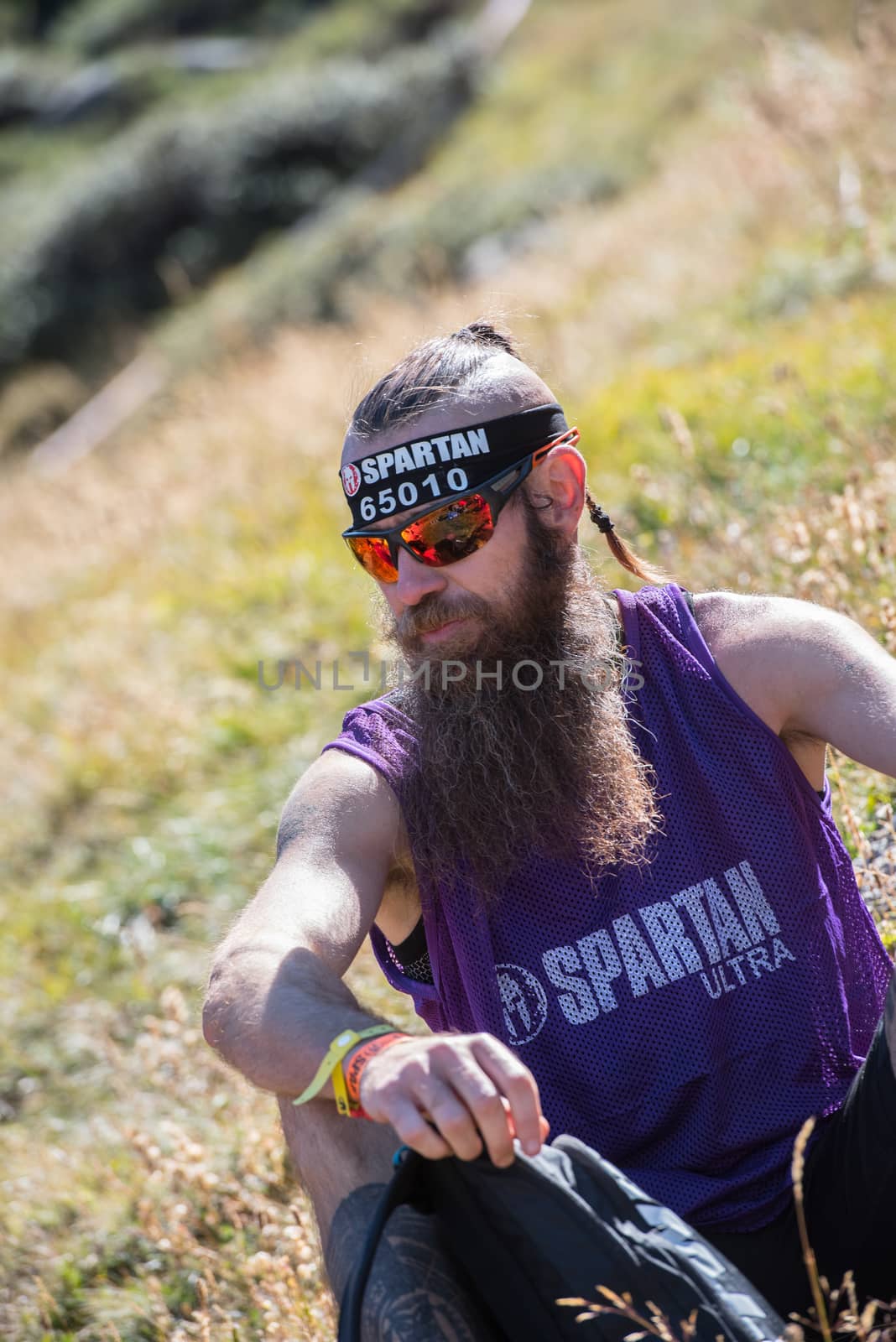 Competitors participate in the 2020 Spartan Race obstacle racing by martinscphoto