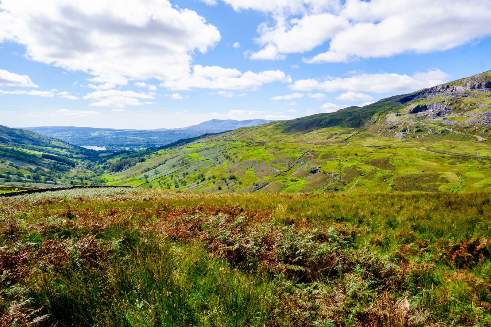 Kirkstone Pass view back down the valley toward Windermere by paddythegolfer