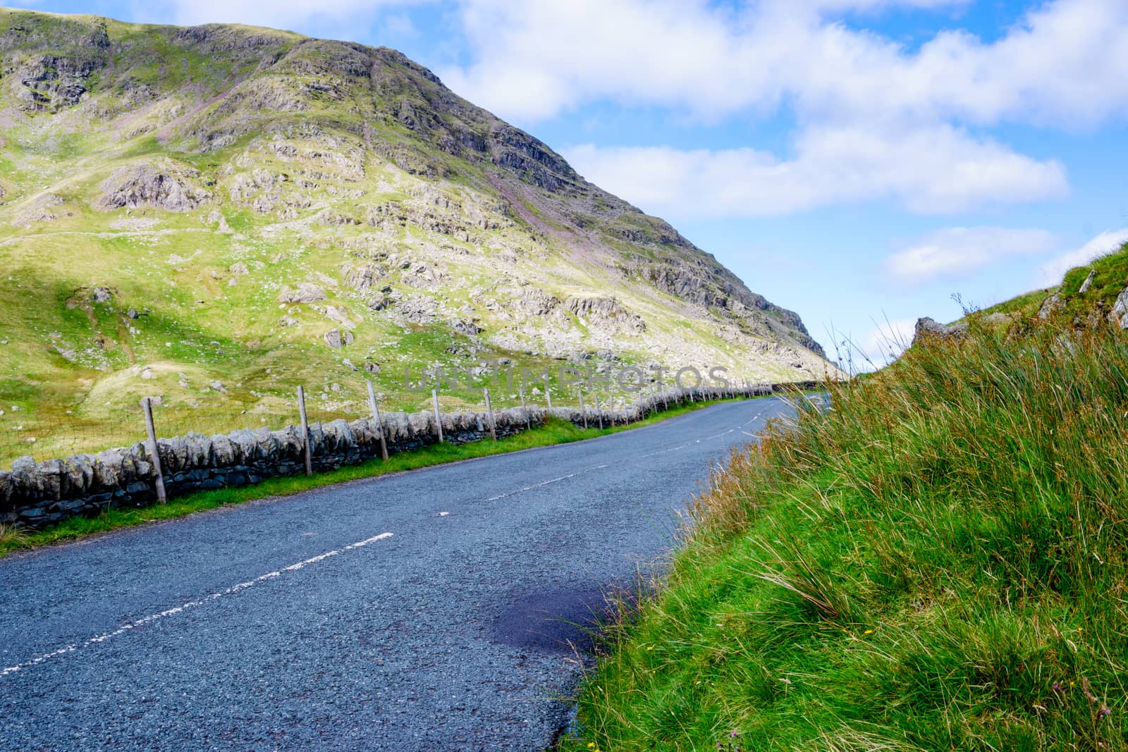 The Kirkstone Pass road in the English Lake District, by paddythegolfer