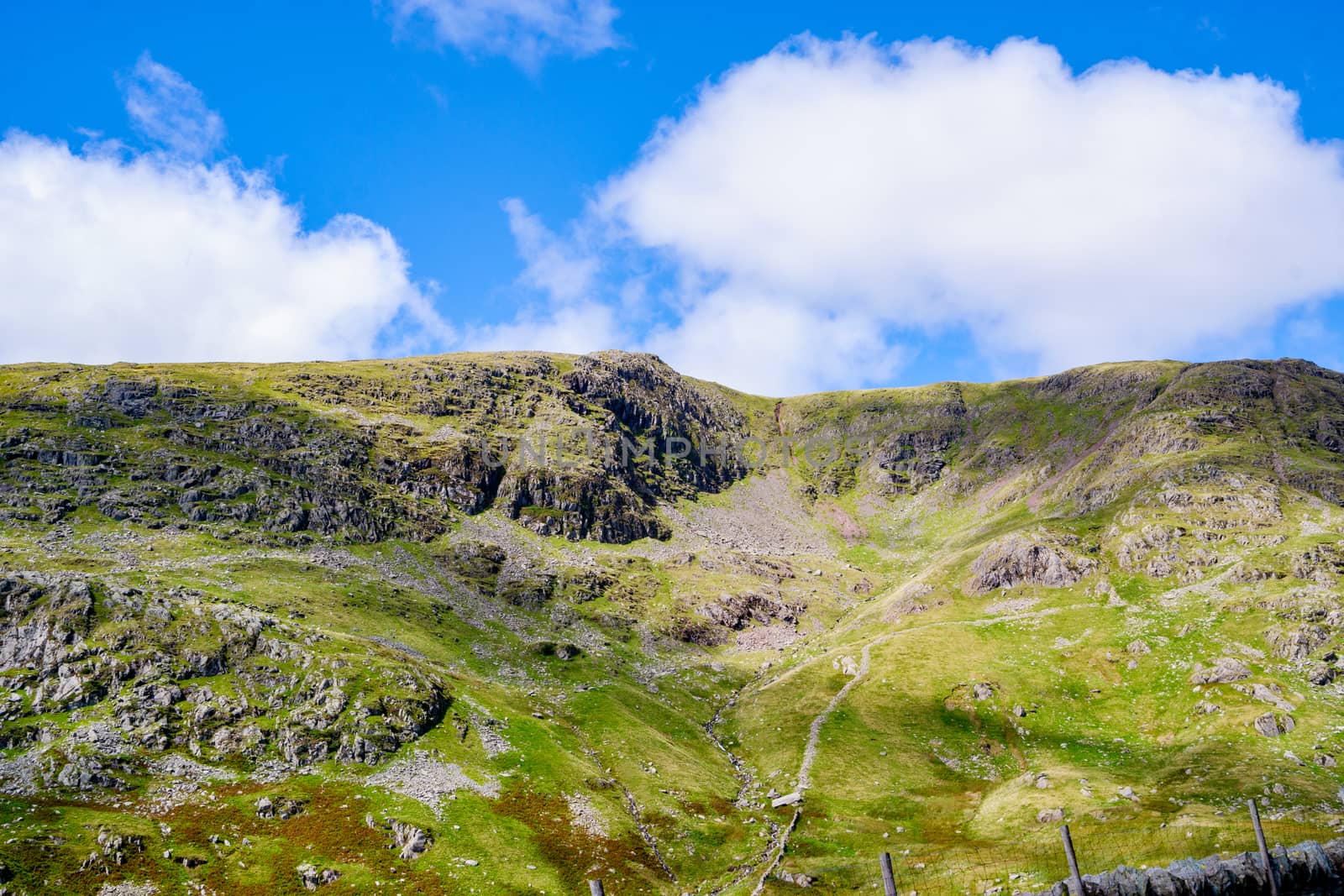 The old mine workings on Kirkstone Pass in the Lake District, England, UK. by paddythegolfer